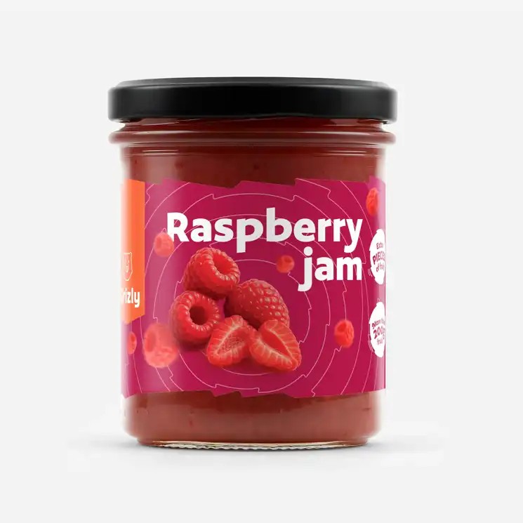 Dżem malinowy z extra kawałkami owoców