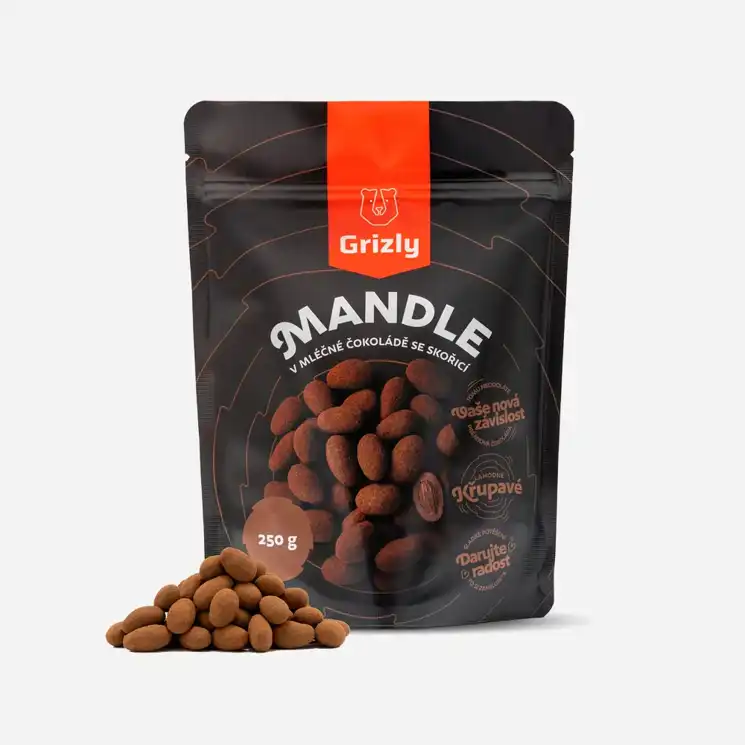 Migdały w mlecznej czekoladzie i cynamonie