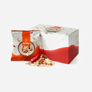 Owsianka biała czekolada & truskawka